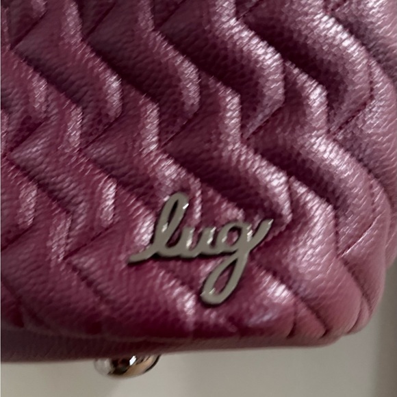 LUG TEMPO VL TOTE- WINE RED - VEGAN LEATHER Bag . Excellent condition! - Picture 3 of 6